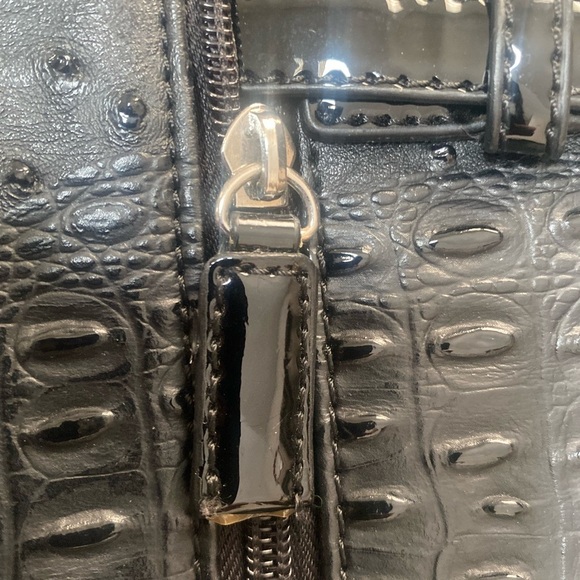 Dasien Women's Ostrich Large Handbag/Tote Black - Picture 9 of 15